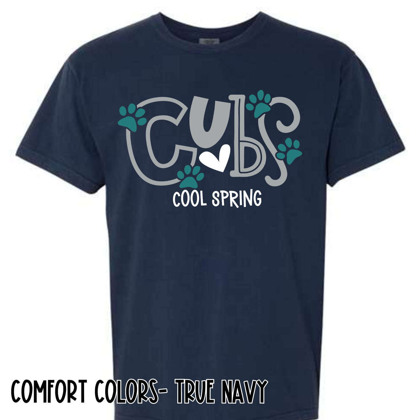 Cubs- Navy Short Sleeve