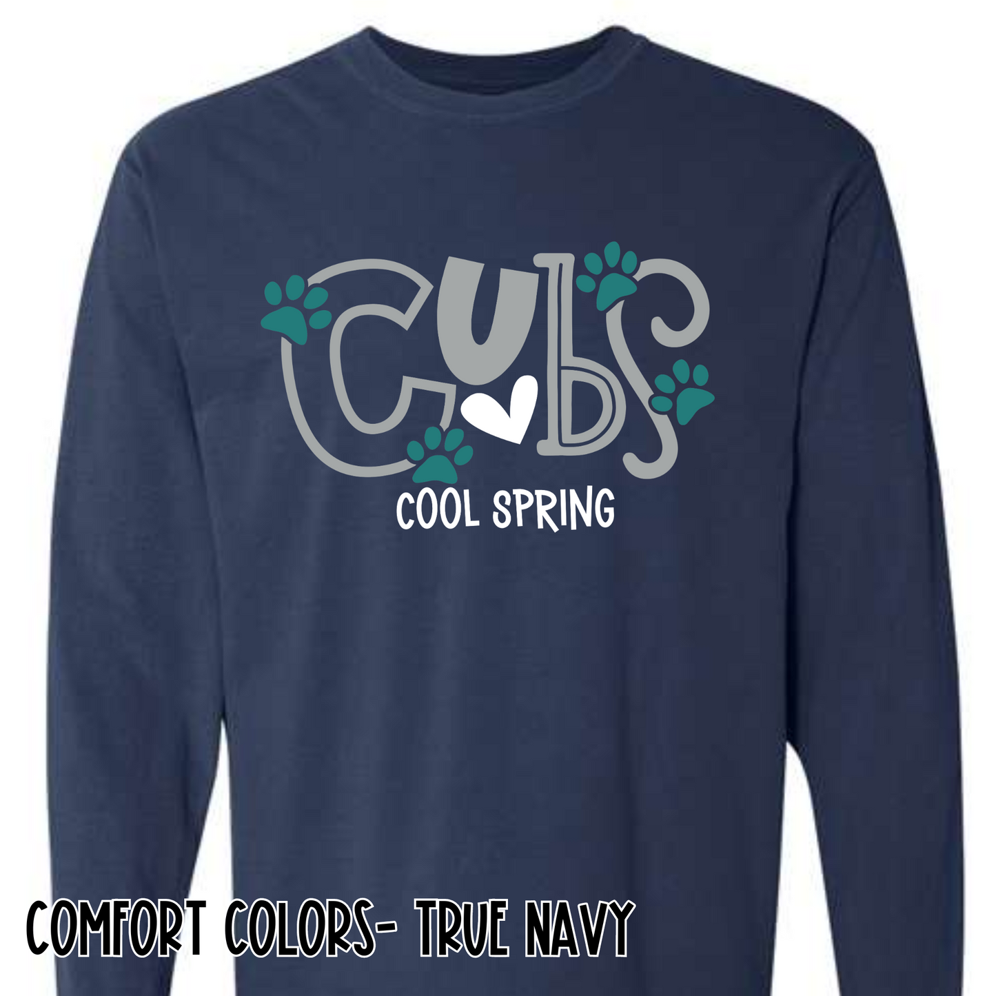 Cubs- Navy Long Sleeve