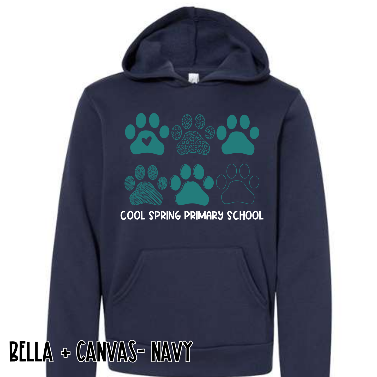Repeat Paw- CSPS- Navy Sweatshirt