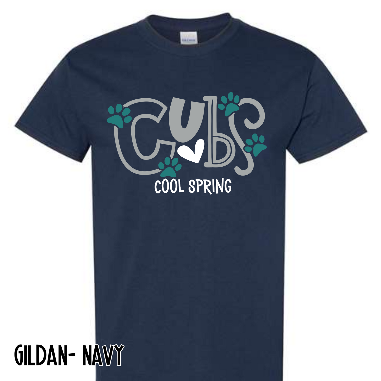 Cubs- Navy Short Sleeve