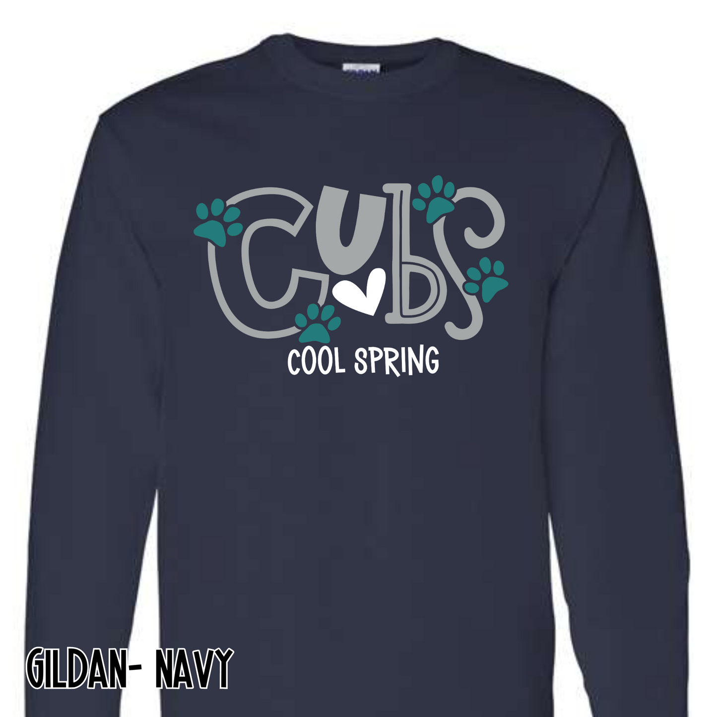 Cubs- Navy Long Sleeve