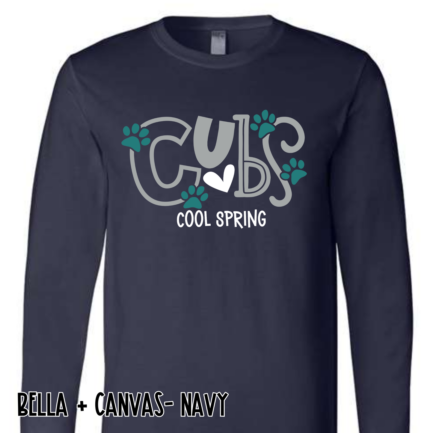 Cubs- Navy Long Sleeve