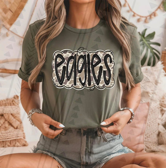 Camo Eagles- Short Sleeve