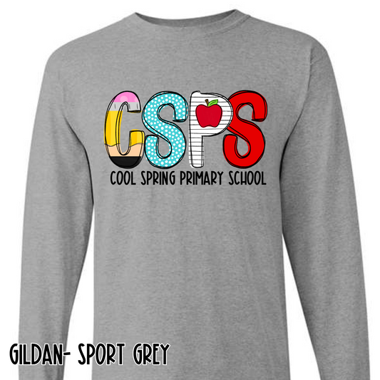 School House Alpha- CSPS- Grey Long Sleeve