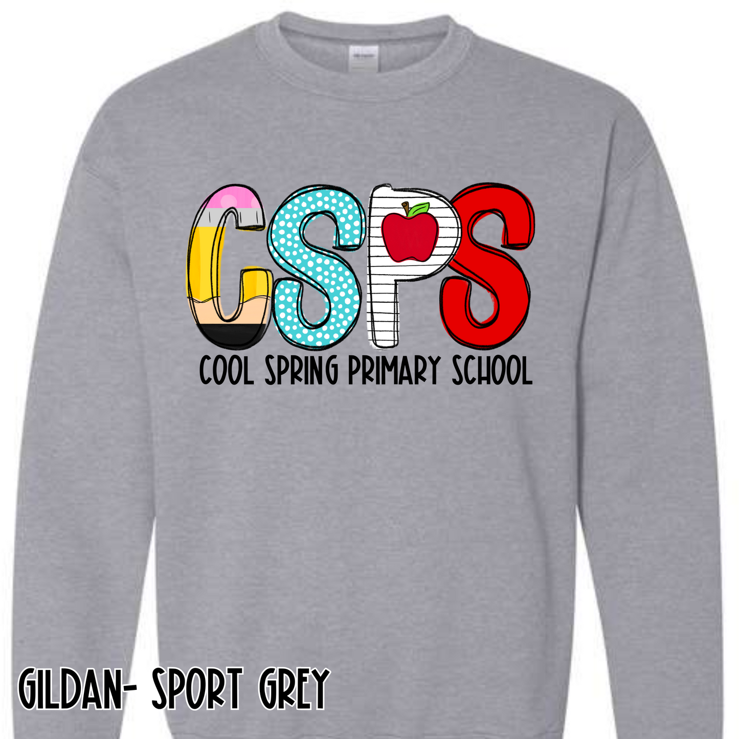 School House Alpha- CSPS- Grey Sweatshirt