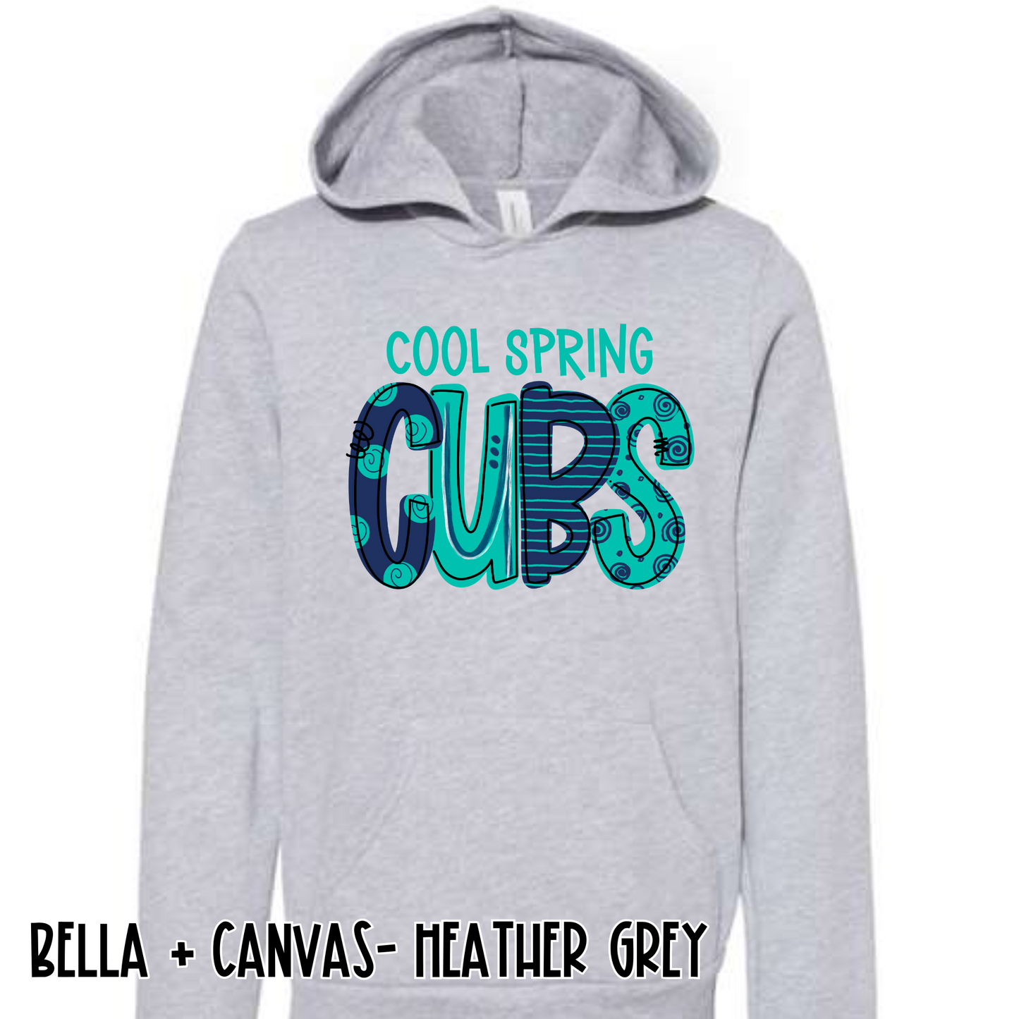 Fun Color Cubs- Grey Sweatshirt