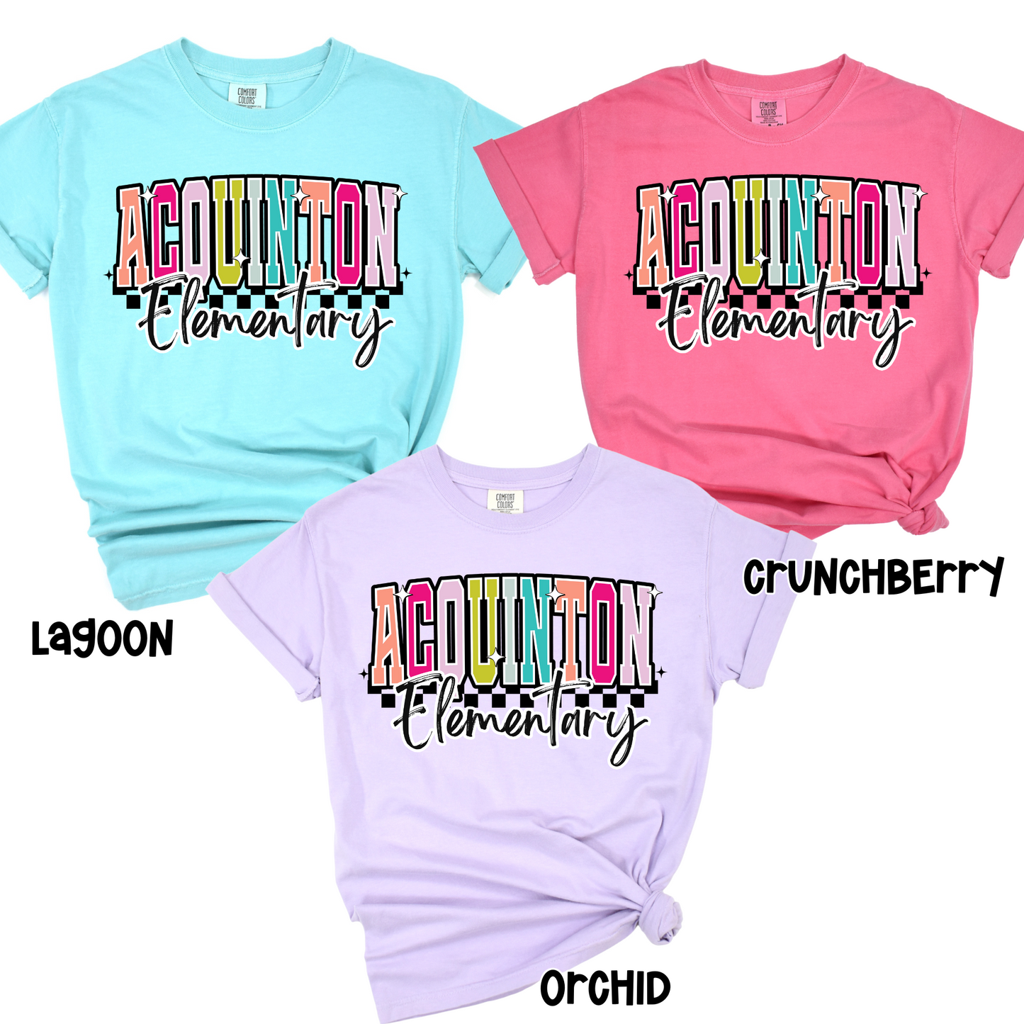 Colorful Acquinton Comfort Color Short Sleeve