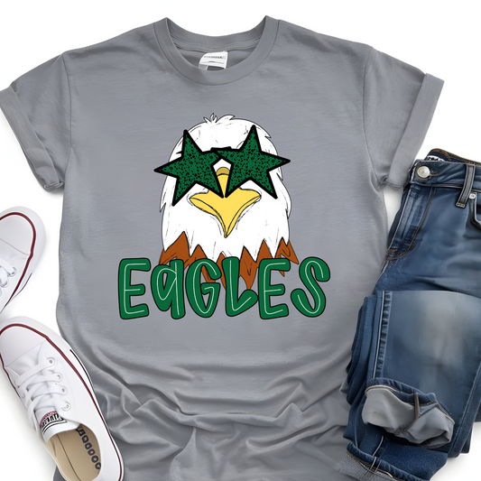 Eagles Star Comfort Color Short Sleeve